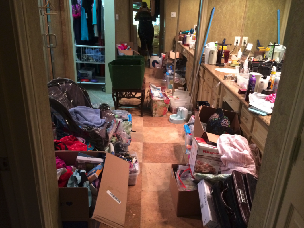 cluttered messy bathroom cluttered messy bathroom