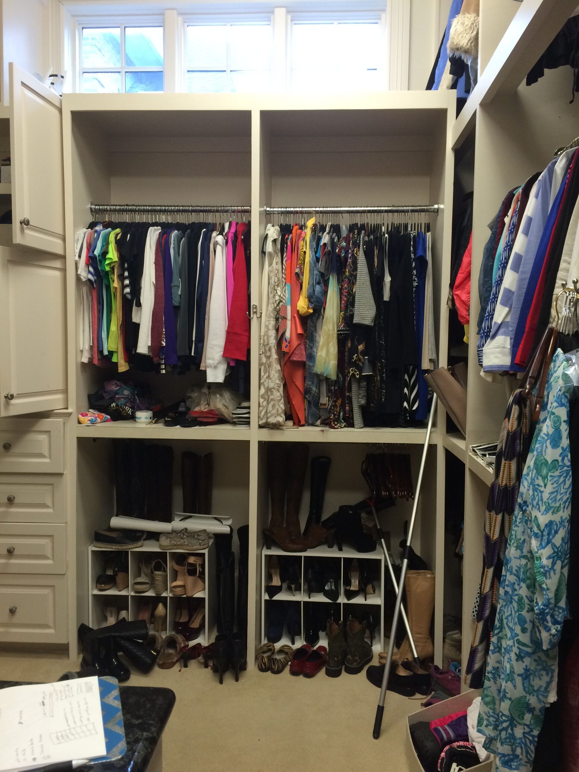 disorganized full closet disorganized full closet